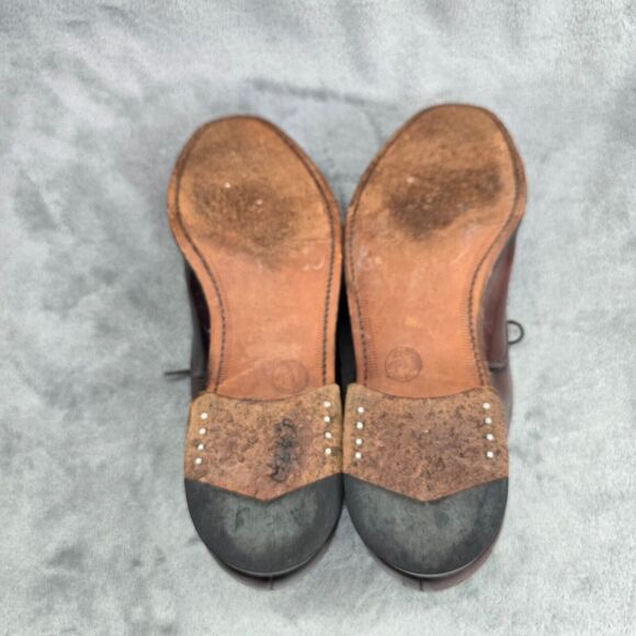 Cordwainer Wright Men's Arch Preserver Shoes Brown Oxford Leather SIze 11 - Picture 7 of 13